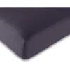 Univers Décor 1 Acheté + 1 Offert / 2 Draps housse Prune 90 x 190 cm - Violet - 90 x 190 cm