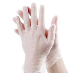 D-Work 1000 Gants Vinyle Micro Poudrés Taille L (8/9) Résistants, Confortables et Polyvalents pour Usage Alimentaire - Online