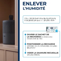 Starwax 4 recharges de 500g universelles pour absorbeur d'humidité