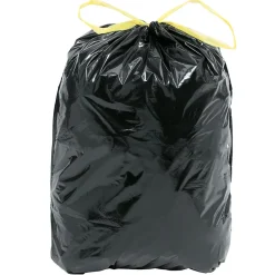 10 sacs poubelle à poignée bleu 100L Online