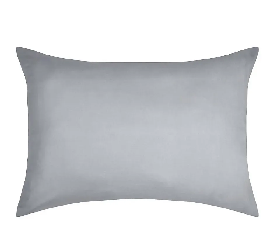 Eden 1 Taie d'39oreiller coton uni 50 x 70 cm s gris clair Sale