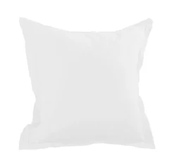 Eden 1 Taie d'39oreiller coton uni 65 x 65 cm Alice blanc