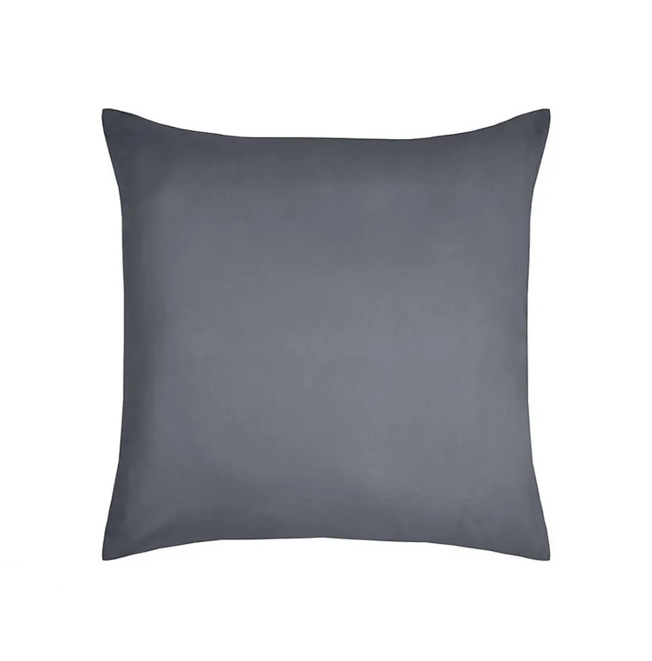 Eden 1 Taie d'39oreiller coton uni 63 x 63 cm s ardoise