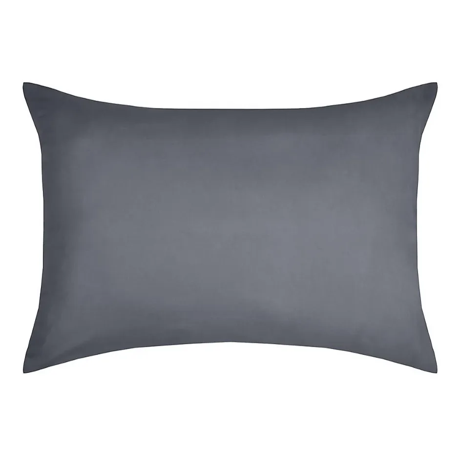Eden 1 Taie d'39oreiller coton uni 50 x 70 cm s ardoise Outlet