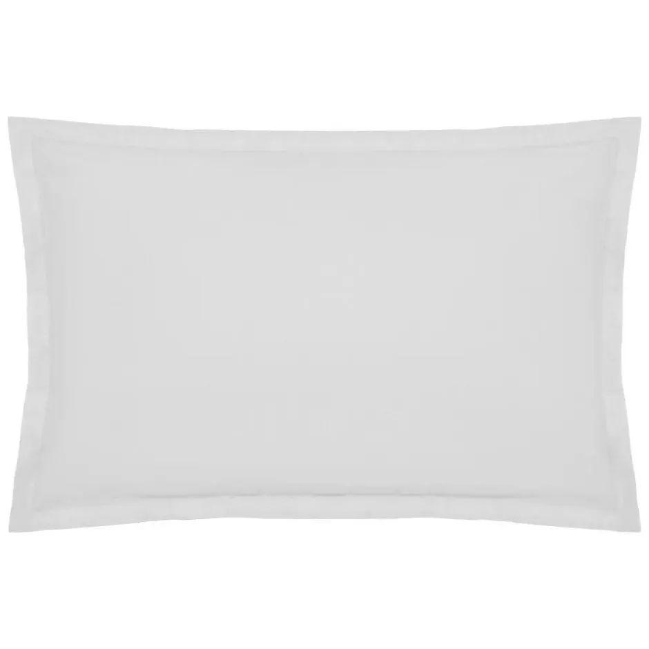 Eden 1 Taie d'39oreiller percale de coton uni 50 x 70 cm Harmonie blanc