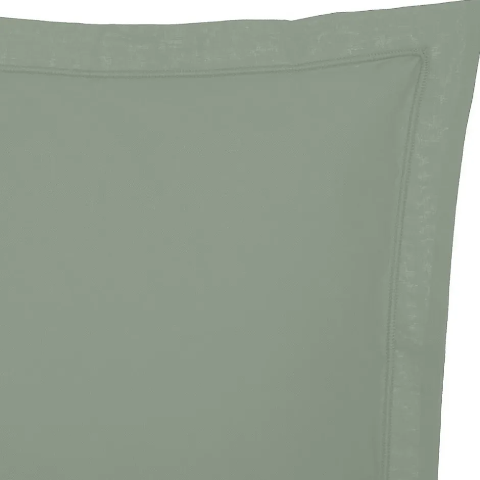 Eden 1 Taie d'39oreiller percale de coton uni 50 x 70 cm Harmonie blanc