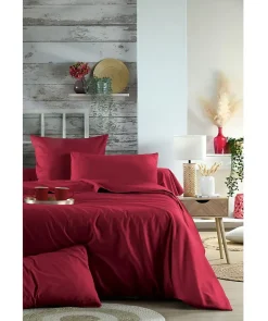 Eden 1 Taie d'39oreiller percale de coton uni Elysee Discount