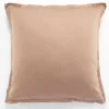 Eden 1 Taie d'39oreiller satin de coton 110 fils rose 65 x 65 cm Sale