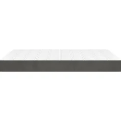 Vidaxl 347809 Matelas de lit à ressorts ensachés Gris foncé 140x200 cm epaisseur 20 cm