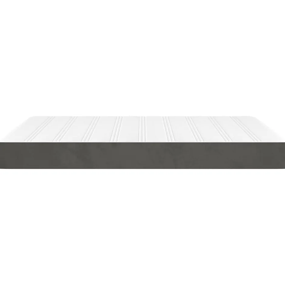 Vidaxl 347809 Matelas de lit à ressorts ensachés Gris foncé 140x200 cm epaisseur 20 cm
