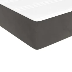 Vidaxl 347809 Matelas de lit à ressorts ensachés Gris foncé 140x200 cm epaisseur 20 cm