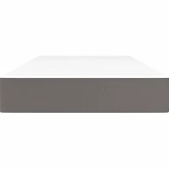 Vidaxl 347746 Matelas de lit à ressorts ensachés Gris 100x200x20cm Similicuir Sale
