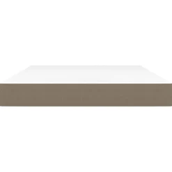 Vidaxl 347798 Matelas de lit à ressorts ensachés Taupe 140x200 cm epaisseur 20 cm Tissu