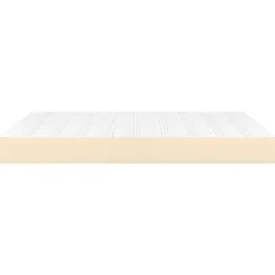 Vidaxl 347799 Matelas de lit à ressorts ensachés Crème 140x200 cm epaisseur 20 cm Tissu