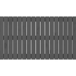 Vidaxl 824825 Tête de lit murale Gris 108x3x60 cm Bois massif de pin Clearance
