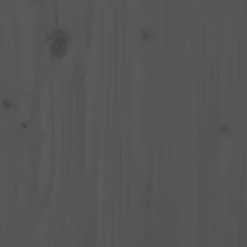 Vidaxl 824730 Tête de lit murale Gris 126x3x63 cm Bois massif de pin