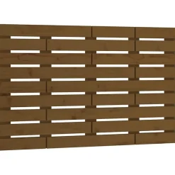Vidaxl 824746 Tête de lit murale Marron miel 81x3x63 cm Bois massif de pin