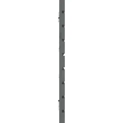 Vidaxl 824720 Tête de lit murale Gris 206x3x63 cm Bois massif de pin Clearance