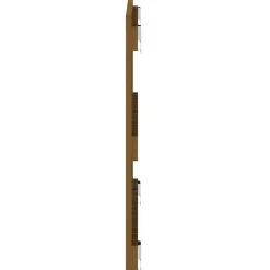 Vidaxl 824856 Tête de lit murale Marron miel 82,5x3x60 cm Bois massif de pin