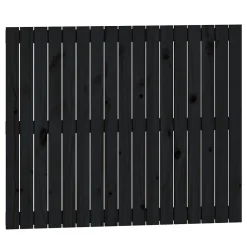 Vidaxl 824877 Tête de lit murale Noir 108x3x90 cm Bois massif de pin