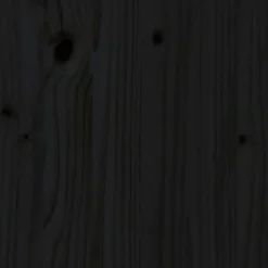 Vidaxl 824877 Tête de lit murale Noir 108x3x90 cm Bois massif de pin
