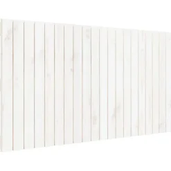 Vidaxl 824839 Tête de lit murale Blanc 127,5x3x60 cm Bois massif de pin