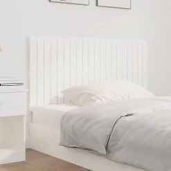 Vidaxl 824839 Tête de lit murale Blanc 127,5x3x60 cm Bois massif de pin