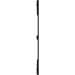 Vidaxl 824947 Tête de lit murale Noir 146,5x3x110 cm Bois massif de pin