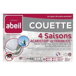 Abeil Couette 4 Saisons ANTI-ACARIENS 220x240cm Outlet