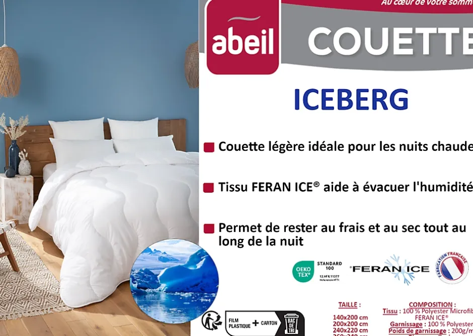 Abeil Couette légere ICEBERG 220x240cm Sale