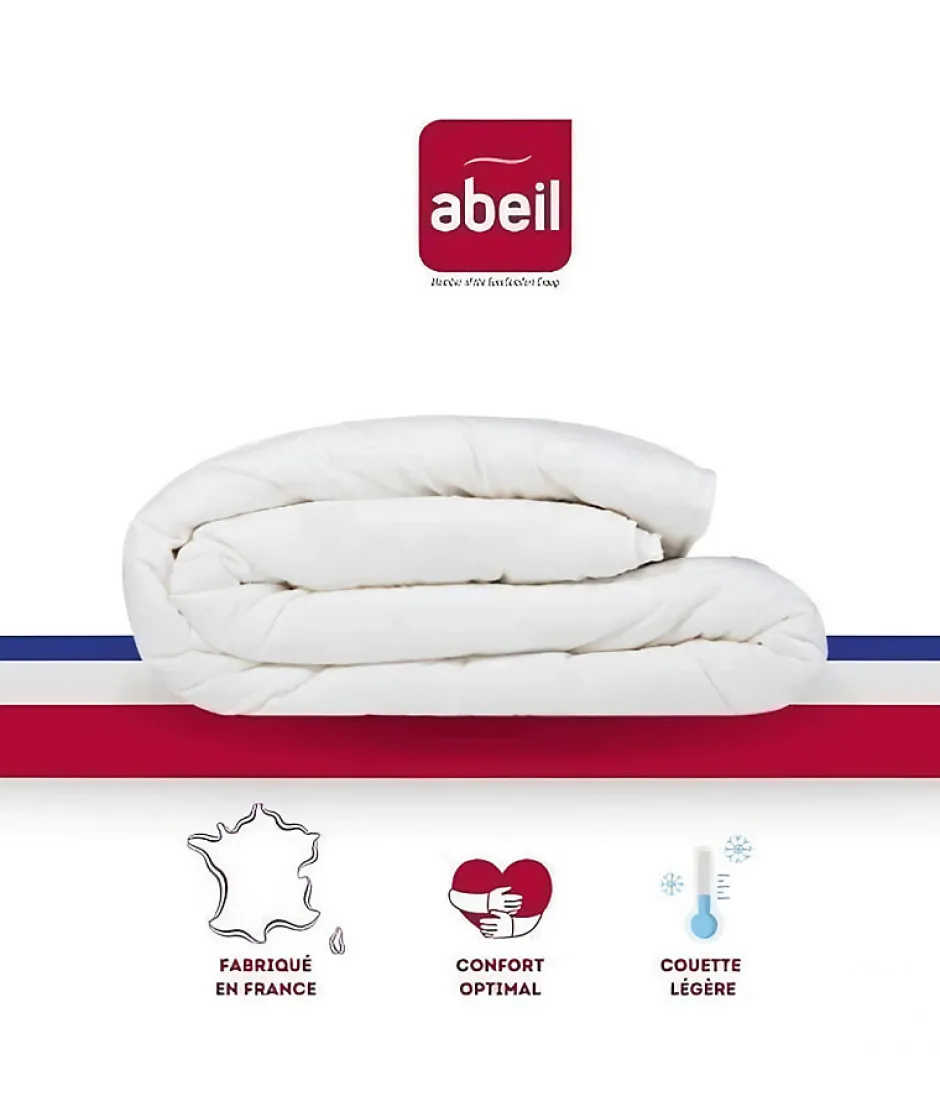 Abeil Couette légere NUAGE de DOUCEUR 220x240 cm blanc