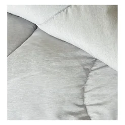 Abeil Couette tempérée BICOLORE 220x240cm - Blanc & Gris chiné