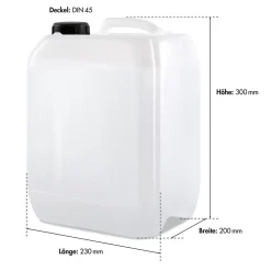 Höfer Chemie Acide Acétique 60 %, 2 x 10 L : Nettoyant Concentré, Et Économique Pour Un Usage Ménager Polyvalent