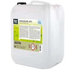 Höfer Chemie Acide Acétique 60 %, 12 x 10 L : Nettoyant Concentré, Et Économique Pour Un Usage Ménager Polyvalent Best