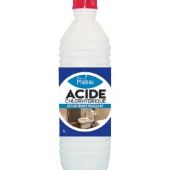 Phebus Acide chlorhydrique détartrant puissant 1L