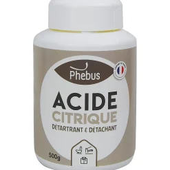 Phebus Acide citrique détartrant et détachant 500g