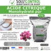 Tout Pour Les Nuisibles Acide citrique monohydraté pur 5 kg - 100% d'origine naturel - Nettoyer, détartrer, raviver l'inox et corriger le pH