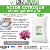 Tout Pour Les Nuisibles Acide citrique monohydraté pur 25 kg - 100% d'origine naturel - Nettoyer, détartrer, raviver l'inox et corriger le pH
