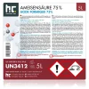 Höfer Chemie Acide Formique 75 % 1 x 5 L, Puissant Nettoyant Technique Pour Détartrage, Décapage Et Traitement Du Cuir Hot