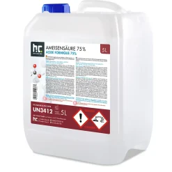 Höfer Chemie Acide Formique 75 % 1 x 5 L, Puissant Nettoyant Technique Pour Détartrage, Décapage Et Traitement Du Cuir Hot