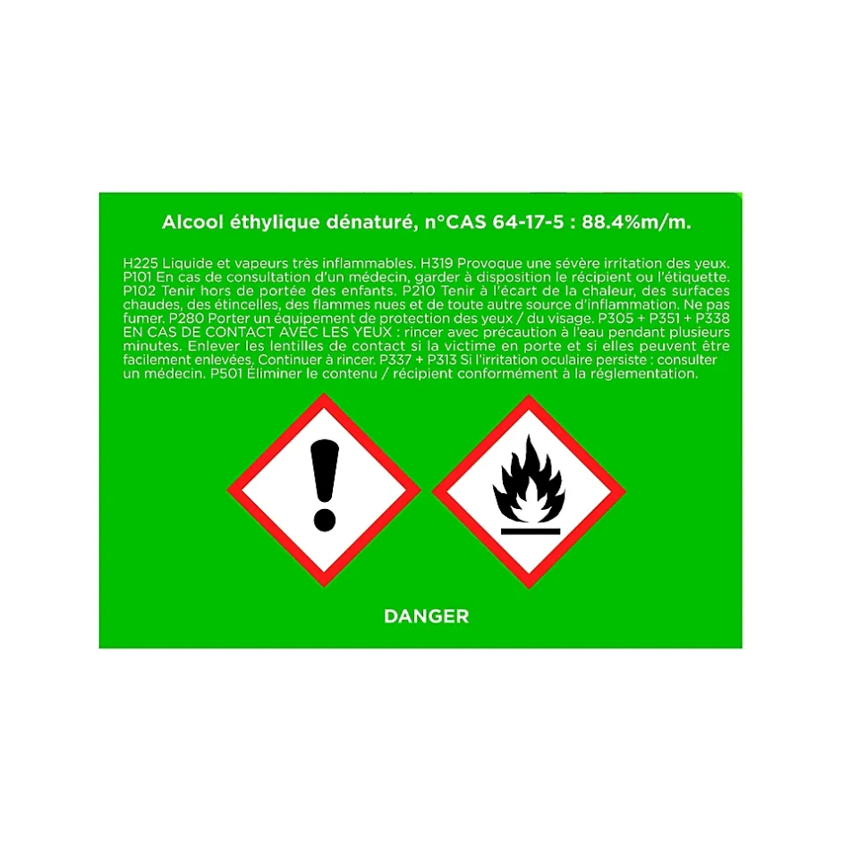 Onyx Alcool à brûler 90° pour métal, bois, tissus et vitres 5 L Discount