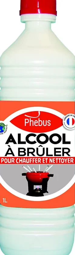 Phebus Alcool à brûler pour chauffer et nettoyer 1L Outlet