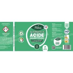 Phebus Alternatif d'acide chlorhydrique 1L