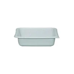 Aluminium Et Plastique - Cuvette carrée 20cm 1.5l Gris moucheté Best