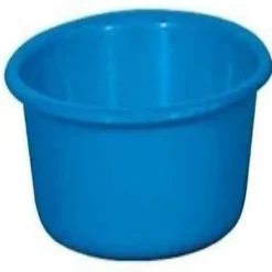 Aluminium Et Plastique - Cuvette ronde 28x10cm 4l Bleu