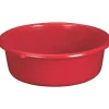 Aluminium Et Plastique - Cuvette ronde 21x6cm 1.5l Rouge Hot