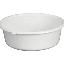 Aluminium Et Plastique - Cuvette ronde 21x6cm 1.5l Gris moucheté New