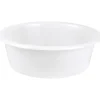 Aluminium Et Plastique Cuvette ronde 32 cm 5 L - Blanc alimentaire