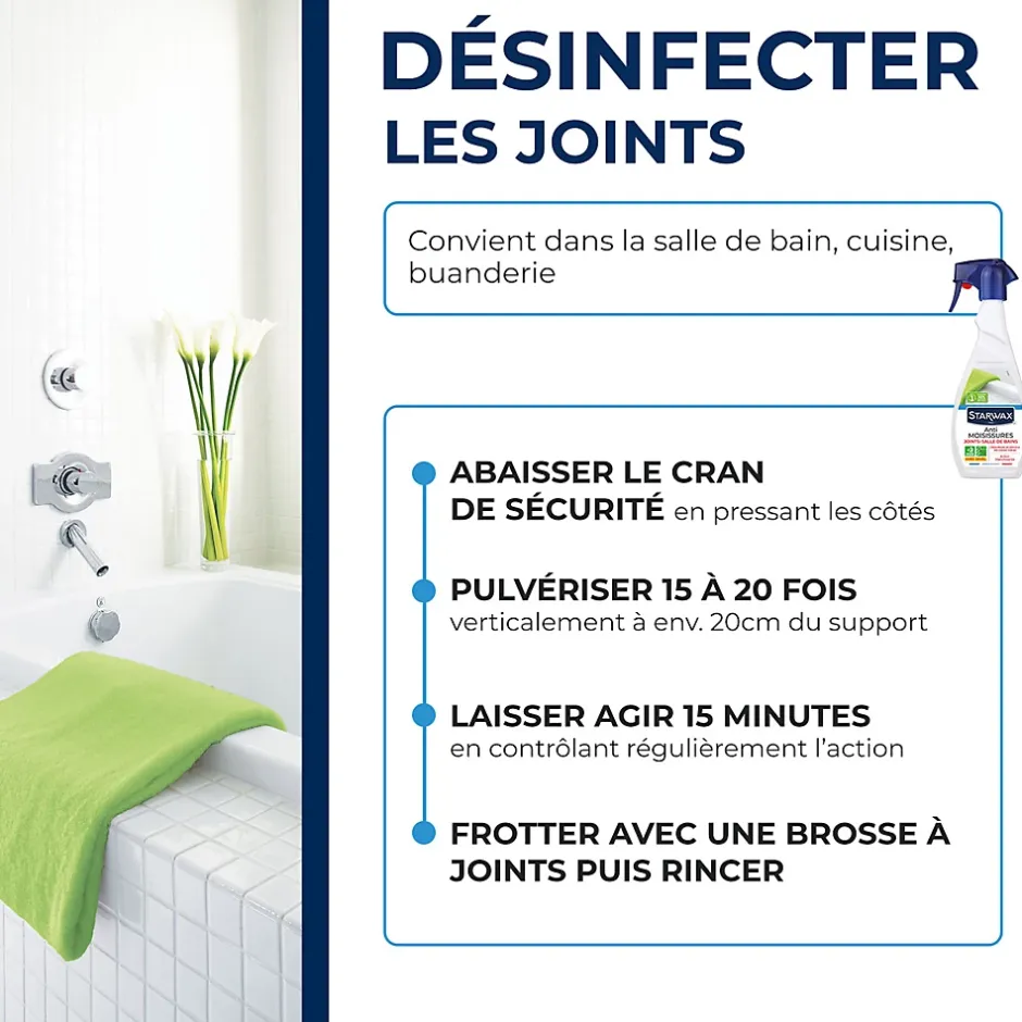 Starwax Anti-moisissures Idéal joints 500 ml