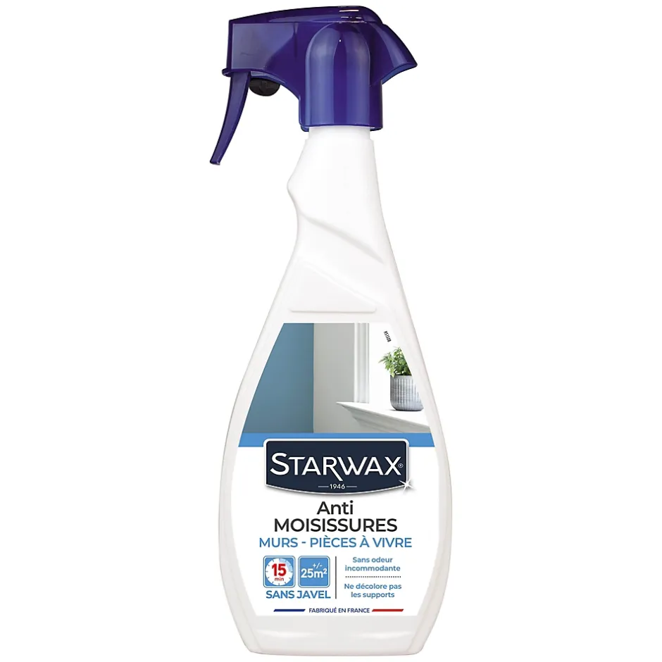 Starwax Anti-moisissures murs et pièces à vivre 500ml Best